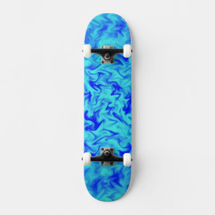 Blauwe brand skateboard