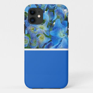 Blauwe brandkranen. Florale fotografie iPhone 11 Hoesje