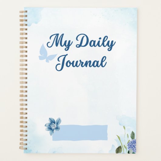 Blauwe Bries Planner (Voorkant)