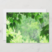 Blauwe bruiloft brunch kaart (Achterkant)