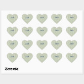 Blauwe bruiloft met Latticework Patroon Hart Sticker (Vel)