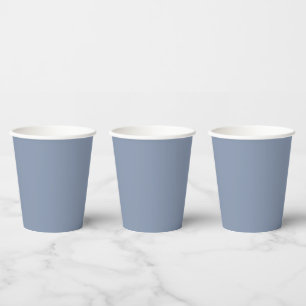 Blauwe bruiloft papieren bekers