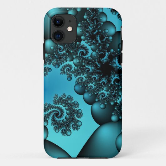 blauwe bubbels Case-Mate iPhone case (Achterkant)