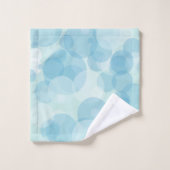 Blauwe bubels bad handdoek (Wasdoekje)