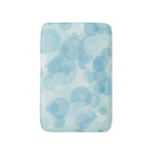 Blauwe bubels badmat (Voorkant Verticaal)