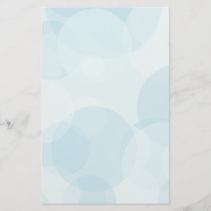 Blauwe bubels briefpapier