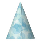 Blauwe bubels feesthoedjes (Achterkant)