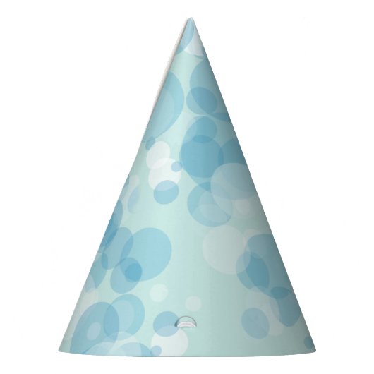 Blauwe bubels feesthoedjes (Links)