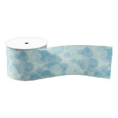 Blauwe bubels grosgrain lint (Spoel)