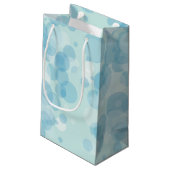 Blauwe bubels klein cadeauzakje (Achterkant Gekanteld)