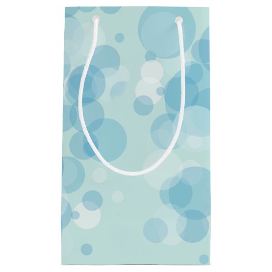 Blauwe bubels klein cadeauzakje (Voorkant)