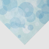 Blauwe bubels tissuepapier (Detail)