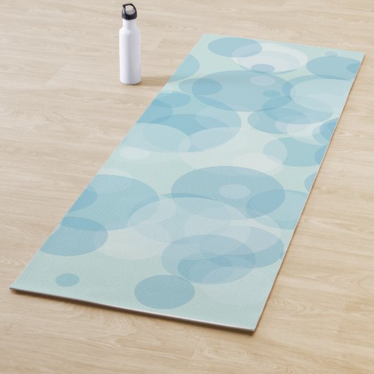 Blauwe bubels yogamat (In situ)