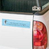 Blauwe Bumpersticker (Op Truck)
