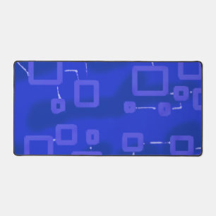 Blauwe bureaumat
