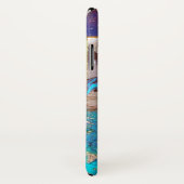 BLAUWE BUTTERFLES MET GROENE GOUDEN Case-Mate iPhone CASE (Achterkant / rechts)