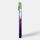 BLAUWE BUTTERFLY LADY, BLAUWGROEN GOLD SPARKLES MO Case-Mate iPhone CASE (Achterkant / Links)