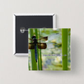 Blauwe Button (Voorkant /achterkant)