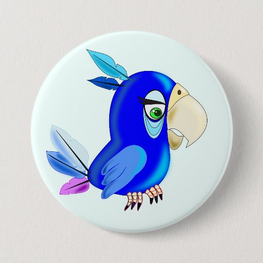 Blauwe Button (Voorkant)