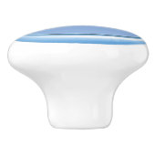 Blauwe Button Drawer Pull Keramische Knop (Zijkant)
