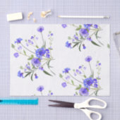 Blauwe Buttonnen van Bachelor Tissuepapier (Craft)