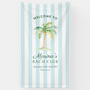 Blauwe Cabana Strepen Bach Club Bachelorette Welko Spandoek