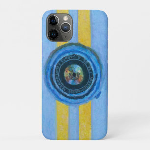 Blauwe Camera iPhone 11 Pro Hoesje
