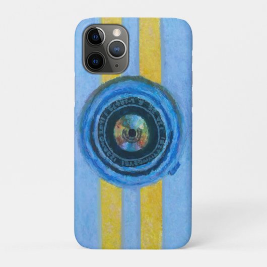 Blauwe Camera Case-Mate iPhone Case (Achterkant)