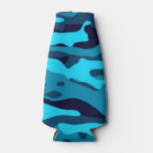 BLAUWE CAMO Fles Koeler BEALEADER (Voorkant)