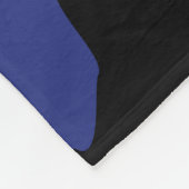 Blauwe camo, grote fleece deken (Hoek)