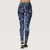 Blauwe camo leggings (Achterkant)