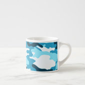 Blauwe camouflage Espresso Mok (Rechts)