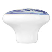Blauwe Canton Knop (Zijkant)