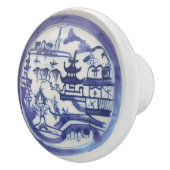 Blauwe Canton Knop (Rechts)