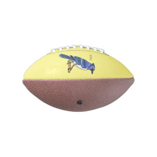 Blauwe cartoon american football