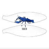 Blauwe cartoon basketbal (Panelen)