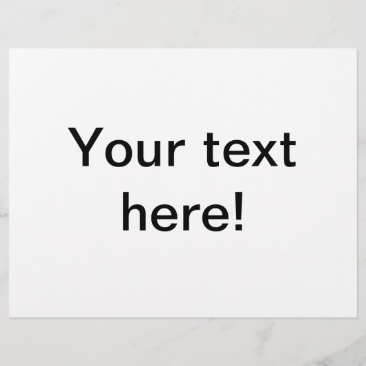 Blauwe cartoon flyer (Achterkant)