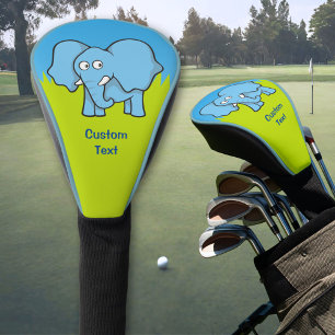 Blauwe Cartoon Golfheadcover