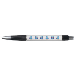 Blauwe cartoon pen