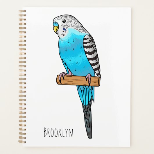 Blauwe cartoon planner (Voorkant)