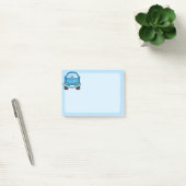 Blauwe cartoon post-it® notes (Kantoor)