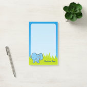 Blauwe Cartoon Post-it® Notes (Kantoor)