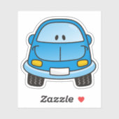 Blauwe Cartoon Sticker (Vel)