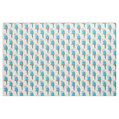 Blauwe cartoon stof (Yard (91,4 cm))