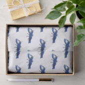 Blauwe cartoon tissuepapier (Geschenk)