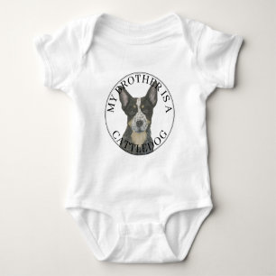 Blauwe Cattledog Heeler Oudere Broer Romper