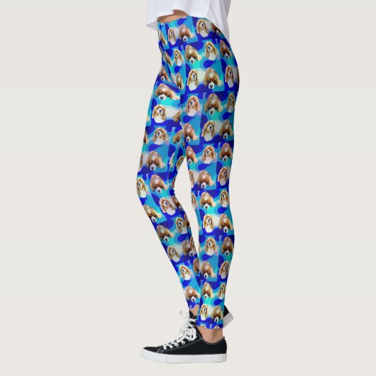 Blauwe Cavalier Spaniel, Damesleggings Leggings (Links)