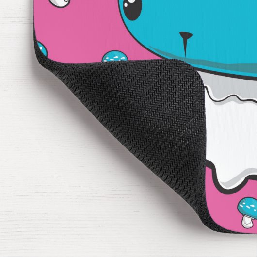 Blauwe champignon Kat paddenstoel Muismat (Hoek)