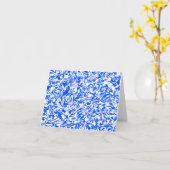 Blauwe Chaos.... Kaart (Gele Bloem)
