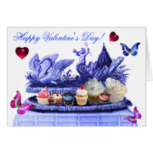 BLAUWE CHARIOT, SWANEN, KUPCAKES VALENTIJNSDAG HAR